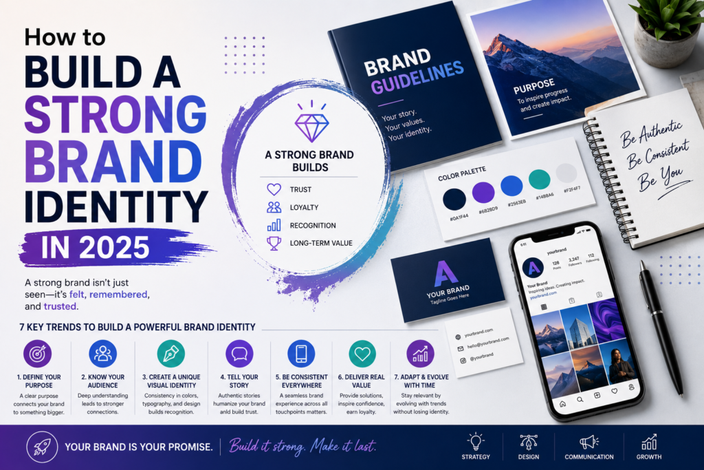How to Build a Strong Brand Identity in 2025