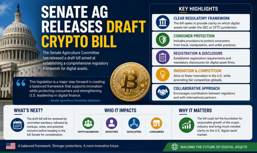 Senate Ag Releases Draft Crypto Bill