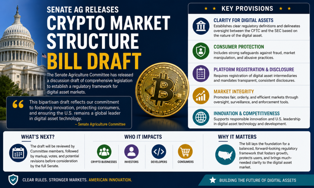 Senate Ag Releases Crypto Market Structure Bill Draft