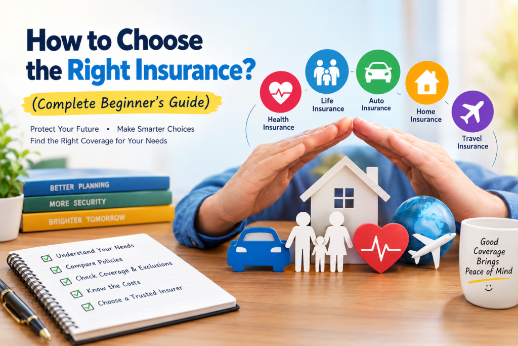 How to Choose the Right Insurance? (Complete Beginner’s Guide)